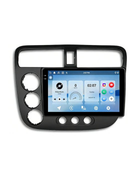 Οθόνη αυτοκινήτου Android για Honda Civic 2001-2005 με σύστημα πλοήγησης και Bluetooth, μνήμη τετραπύρηνος επεξεργαστής 4 GB + 64 GB (στάνταρ)