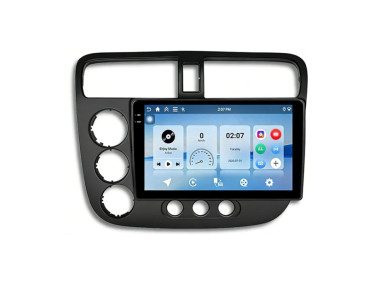 Οθόνη αυτοκινήτου Android για Honda Civic 2001-2005 με σύστημα πλοήγησης και Bluetooth, μνήμη τετραπύρηνος επεξεργαστής 4 GB + 64 GB (στάνταρ)