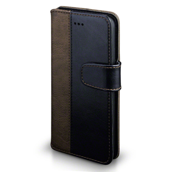 Terrapin Θήκη - Πορτοφόλι Huawei P10 - Black/ Brown (117-083-118)