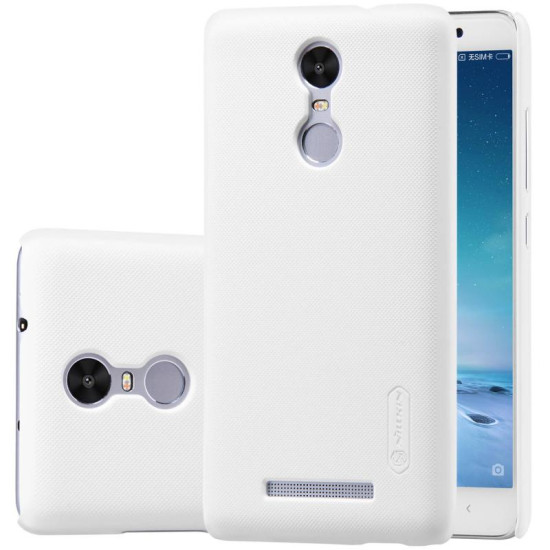 Nillkin Θήκη Super Frosted Xiaomi Redmi Note 3 (5.5") + Screen Protector - White (10650)