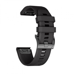Tech-Protect Λουράκι Smooth Garmin Fenix 5/6/6 Pro/7/8/E (47mm) - Black (5906735412635)