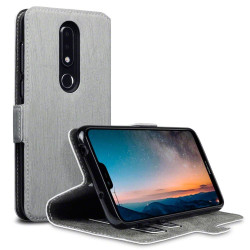 Terrapin Θήκη - Πορτοφόλι Nokia 6.1 Plus - Grey (117-001-309)