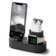 Elago Charging Hub για iPhone / Airpods / Apple Watch - Black (EST-TRIO-BK)