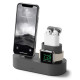 Elago Charging Hub για iPhone / Airpods / Apple Watch - Dark Grey (EST-TRIO-DGY)