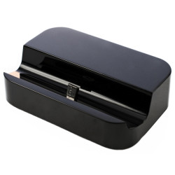 KWmobile Universal Docking Station for Smartphones - Βάση Φόρτισης Micro-USB για Κινητά - Black (12458)