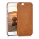 Kalibri Σκληρή Δερμάτινη Θήκη iPhone 6 / 6S - Cognac (38961.83)