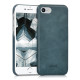 Kalibri Σκληρή Δερμάτινη Θήκη Apple iPhone SE 2022 / 2020 / 8 / 7 - Dark Blue (39345.17)