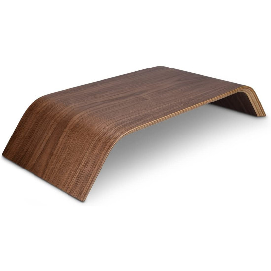 Kalibri Universal Wooden Stand - Ξύλινη Βάση για Οθόνη PC / TV / Notebook / Laptop / iMac - Walnut / Brown (39070.05)