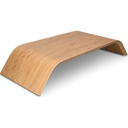 Kalibri Universal Wooden Stand - Ξύλινη Βάση για Οθόνη PC / TV / Notebook / Laptop / iMac - Bamboo / Light Brown (39070.24)