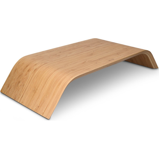 Kalibri Universal Wooden Stand - Ξύλινη Βάση για Οθόνη PC / TV / Notebook / Laptop / iMac - Bamboo / Light Brown (39070.24)