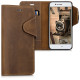 Kalibri Δερμάτινη Suede Θήκη - Πορτοφόλι Huawei Nova 2 - Brown (43624.05)