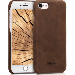 Kalibri Σκληρή Δερμάτινη Θήκη Apple iPhone SE 2022 / 2020 / 8 / 7 - Brown (39345.05)