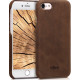 Kalibri Σκληρή Δερμάτινη Θήκη Apple iPhone SE 2022 / 2020 / 8 / 7 - Brown (39345.05)