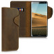 Kalibri Δερμάτινη Suede Θήκη - Πορτοφόλι Sony Xperia XZ3 - Brown (45963.05)