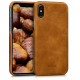 Kalibri Σκληρή Δερμάτινη Θήκη iPhone X - Ανοιχτό καφέ (42516.83)