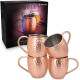 Νavaris Moscow Mule - Σετ με 4 Κούπες για Cocktail από Ανοξείδωτο Ατσάλι και Επίστρωση Χαλκού - 500 ml - Copper (46859.01)