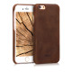 Kalibri Σκληρή Δερμάτινη Θήκη iPhone 6 / 6S - Καφέ (38961.05)