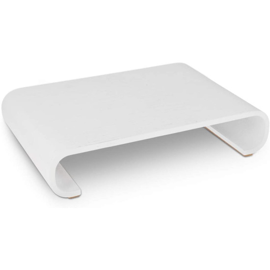 Navaris Universal Wooden Stand - Ξύλινη Βάση για Οθόνη PC / TV / Notebook / Laptop / iMac - Oak White (45835.02)