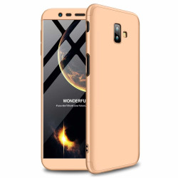 GKK Θήκη Hybrid Full Body 360° Samsung Galaxy J6 Plus 2018 - Gold (44494)