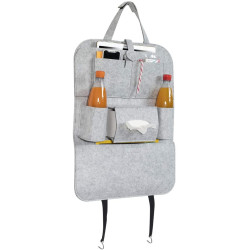 Navaris Back Seat Car Organizer - Θήκη Αποθήκευσης και Οργάνωσης για Κάθισμα Αυτοκινήτου - Light Gray (46983.25)