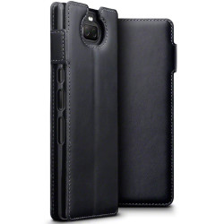 Terrapin Low Profile Δερμάτινη Θήκη - Πορτοφόλι Sony Xperia 10 Plus - Black (117-005-650)