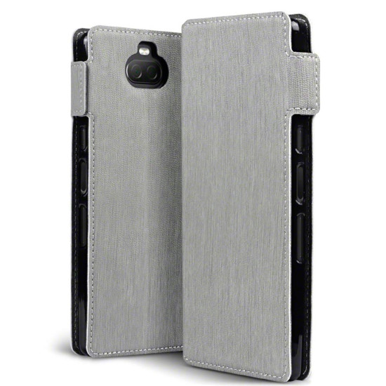 Terrapin Low Profile Θήκη - Πορτοφόλι Sony Xperia 10 - Grey (117-005-648)