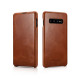 iCarer Vintage Series Side-Open Δερμάτινη Θήκη Samsung Galaxy S10 Plus - Brown (RS992005-BN)
