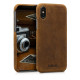 Kalibri Σκληρή Δερμάτινη Θήκη Apple iPhone X - Brown (42516.05)