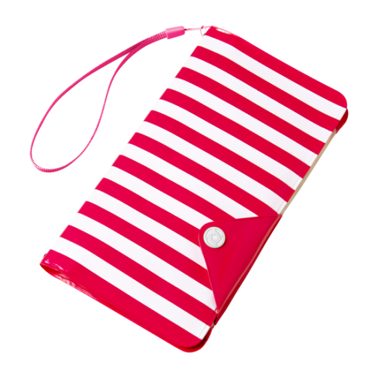 Celly Universal Αδιάβροχη Θήκη Splashproof Wallet για Smartphones έως 5.7'' - IPX4 - Pink (SPLASHWALLETPK)