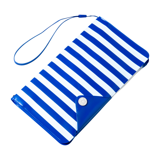 Celly Universal Αδιάβροχη Θήκη Splashproof Wallet για Smartphones έως 5.7'' - IPX4 - Blue (SPLASHWALLETBL)