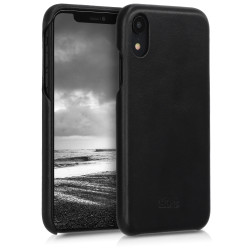 Kalibri Σκληρή Δερμάτινη Θήκη iPhone XR - Black (45955.01)