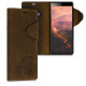 Kalibri Δερμάτινη Suede Θήκη - Πορτοφόλι Sony Xperia 10 Plus - Brown (48480.01)