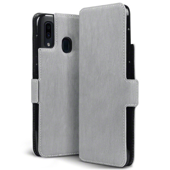 Terrapin Low Profile Θήκη - Πορτοφόλι Samsung Galaxy A30 - Grey (117-002a-135)
