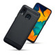 Terrapin TPU Θήκη Σιλικόνης Carbon Fibre Samsung Galaxy A30 - Black (118-002-754)