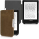 Kalibri Δερμάτινη Flip Θήκη - Pocketbook Touch Lux 4 / Basic Lux 2 / Touch HD 3 / Color 2020 - Leather Protective e-Reader Case - Brown (47810.05)