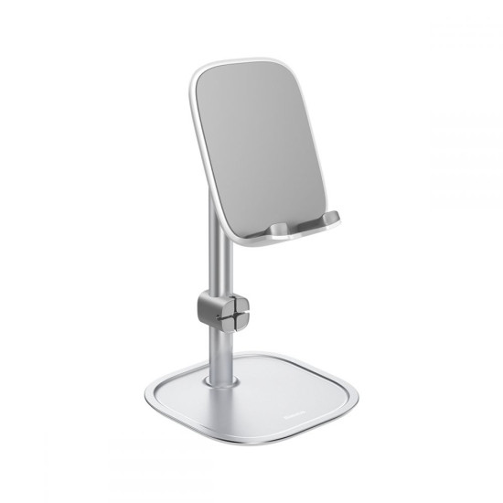 Baseus Universal Ρυθμιζόμενη Bάση για Smartphone / Tablet - Silver (SUWY-0S)
