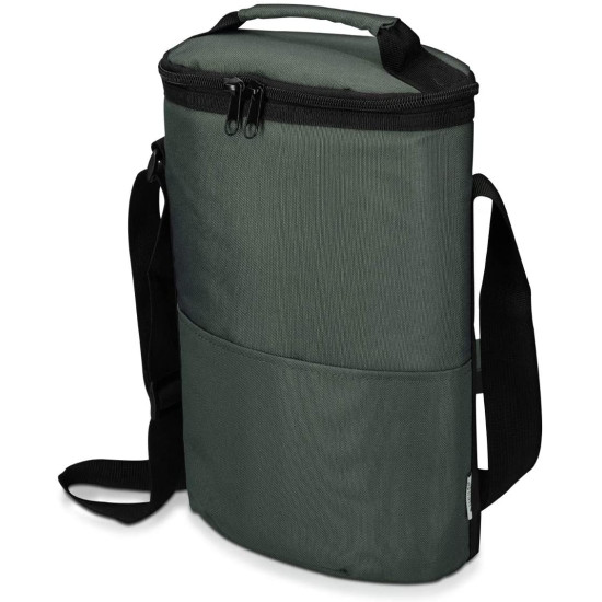 Navaris Wine Cooler Bag - Ισοθερμική Τσάντα Κρασιών με Χειρολαβή - Grey (46163.22)