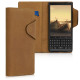 Kalibri Δερμάτινη Suede Θήκη - Πορτοφόλι Blackberry Key2 LE - Light Brown (47113.24)