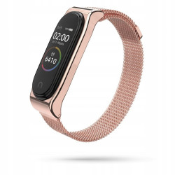 Ανταλλακτικό Λουράκι Milaneseband Xiaomi Mi Band 4/3 - Rose Gold (50255) - OEM