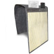 Navaris Cat Scratch Armrest Organiser - Προστατευτικό Καναπέ από Γρατζουνιές Γάτας - 130 x 45 cm - Dark Grey / White (48412.19.02)