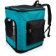 Navaris Pet Carrier Backpack - Αναδιπλούμενο Σακίδιο Μεταφοράς για Κατοικίδια Ζώα - 40 x 33 x 40 cm - Turquoise (47550.37)