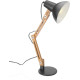 Navaris Wooden Desk Lamp - Επιτραπέζιο Φωτιστικό από Ξύλο - Brown / Grey (49125.22)