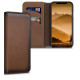 Kalibri Δερμάτινη Θήκη - Πορτοφόλι Apple iPhone XS - Vintage Brown (49516.133)