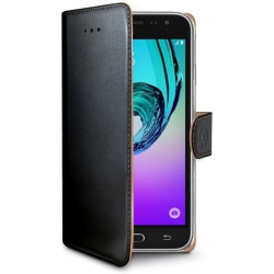 Celly Wally Θήκη - Πορτοφόλι Samsung Galaxy J7 2017 - Black (WALLY667)
