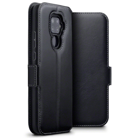 Terrapin Δερμάτινη Θήκη - Πορτοφόλι Huawei Mate 30 Lite - Black (117-083-237)
