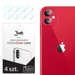 3MK Glass Camera Protector - Αντιχαρακτικό Προστατευτικό Γυαλί για Φακό Κάμερας iPhone 11 - 4 τεμάχια (53646)