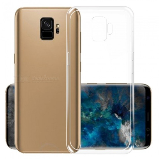 RedShield Διάφανη Θήκη Σιλικόνης & Full Body Tempered Glass Samsung Galaxy S9 - Black (RSHIGELLY36GLASS3DBK)
