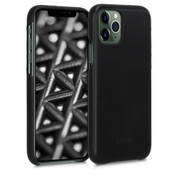 Kalibri Σκληρή Δερμάτινη Θήκη Apple iPhone 11 Pro Max - Smooth Genuine Leather Hard Case - Black (49738.01)