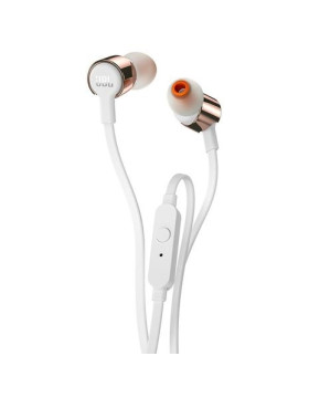 JBL Tune 210 Handsfree Ακουστικά - White / Rose Gold (JBLT210RGD)