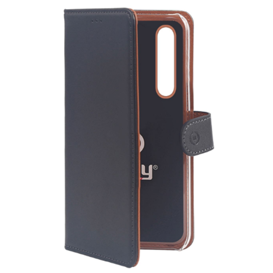 Celly Wally Θήκη - Πορτοφόλι Huawei P30 - Black (WALLY848)